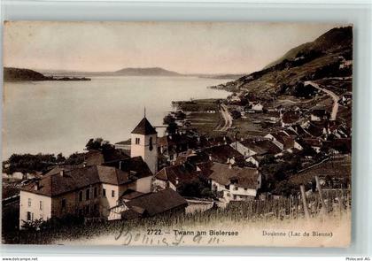 2513 Twann - 1907 Bielersee Douanne Lac de Bienne - 13116563