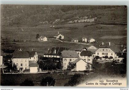 2605 Sonceboz-Sombeval Sombeval 1918 - Centre du village et College - 13251224
