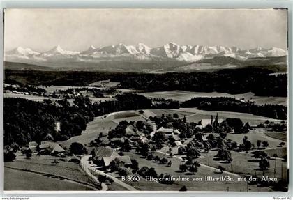 3033 Illiswil Wohlen b. Bern - Fliegeraufnahme mit den Alpen - 13223298