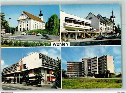 3033 Wohlen b. Bern Gebrauchsspuren Kirche Einkaufcenter Oldtimer Fahrra... - 10497425