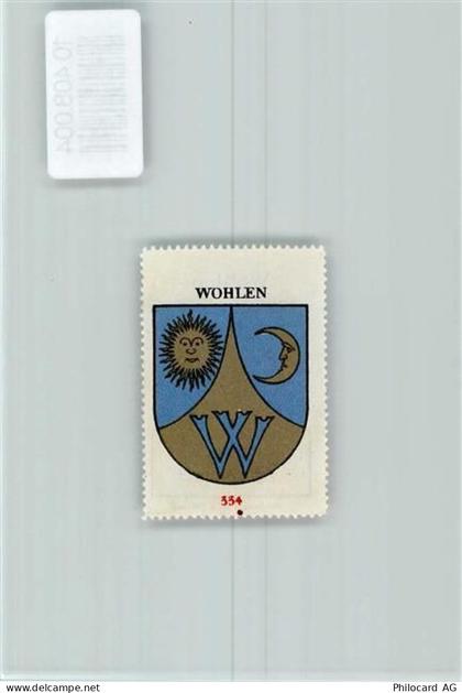 3033 Wohlen b. Bern - Vignette Wappen Kaffee Hag ca 1920-1940 Sonne Mond... - 10408004