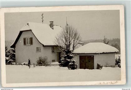 3047 Bremgarten b. Bern Seftau Privatfoto AK Wohnhaus Winter Ort handsch... - 13282781
