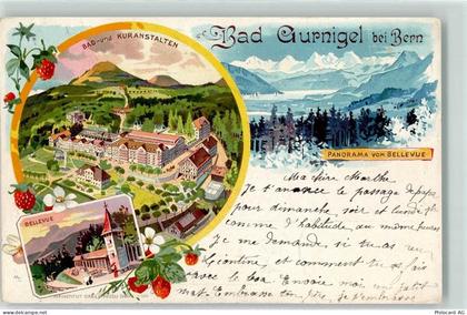 3099 Rüti b. Riggisberg 1902 Gebrauchsspuren Bellevue Bad- u. Kuranstalt... - 13444724