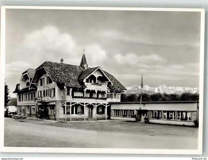 3115 Gerzensee 1954 Foto AK Gasthaus zum Bären - 10734915