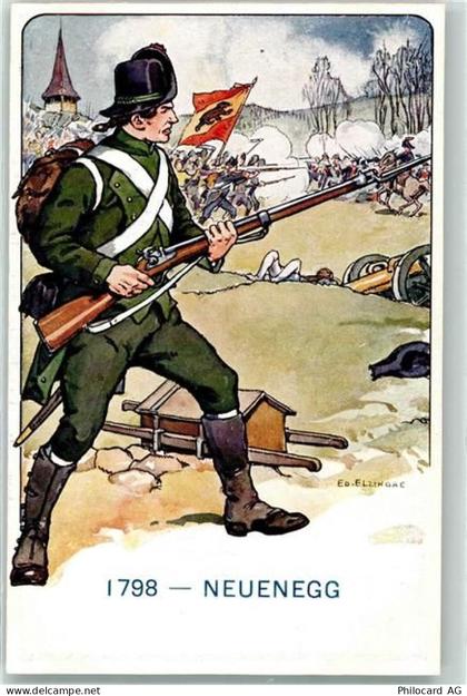 3176 Neuenegg - Soldat mit Gewehr Der Schweizer Soldat im Laufe der Jahr... - 10609466