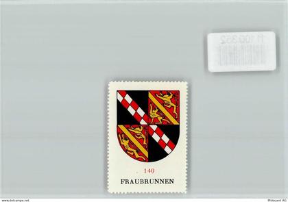 3312 Fraubrunnen - Vignette Wappen Kaffee Hag ca 1920-1940 - 11100352