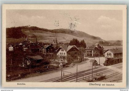 3414 Oberburg 1926 Foto AK Bahnhof Eisenbahn Rothöhe - 13666436