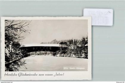 3415 Hasle b. Burgdorf 1939 FOTO KEINE AK Brücke Winter Neujahr Foto 10c... - 10497277