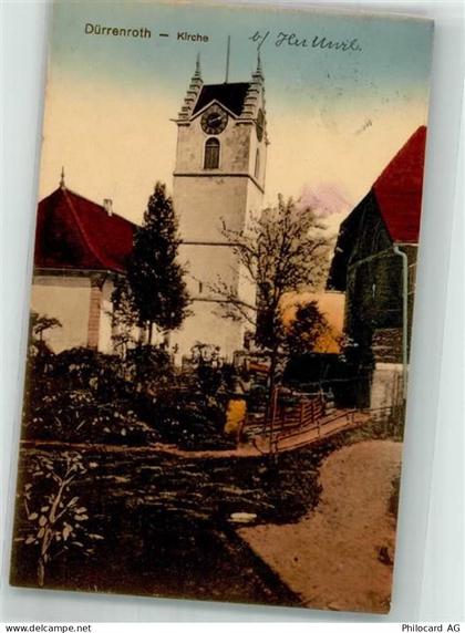 3465 Dürrenroth Foto AK Kirche - 10742146
