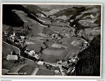 3556 Trub 1954 Foto AK Fliegeraufnahme - 38024037
