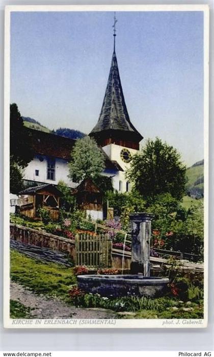 3762 Erlenbach im Simmental Ringoldingen - Kirche - 50663310