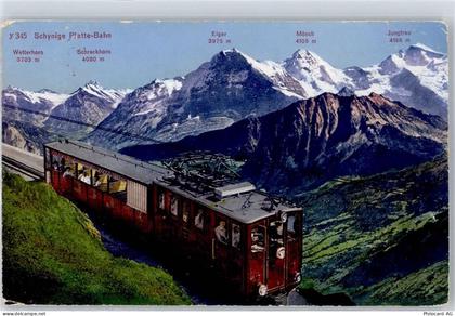 3815 Gündlischwand 1925 - Bergbahn Schnyge Paltte - 51549681