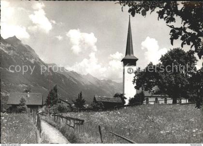 Boenigen Interlaken Kirche mit Rothornkette