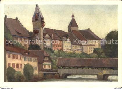 Bremgarten BE Aargau Kuenstlerkarte