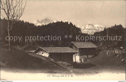 Bruenig BE Huetten Alpen