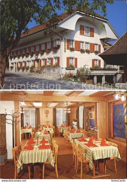 Bueren Aare Gasthaus Baeren Oberwil