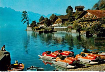 Ebligen Oberried Brienzersee BE Seepartie Bootsliegeplatz