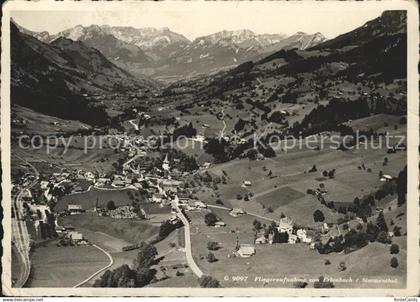 Erlenbach Simmental Fliegeraufnahme