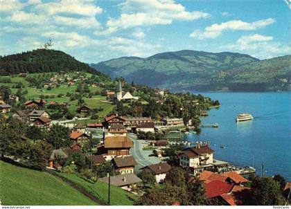 Faulensee Bad Thunersee BE Panorama am Thunersee