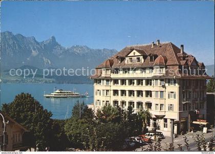 Hilterfingen Thunersee Hotel Bellevue Thunersee Passagierschiff