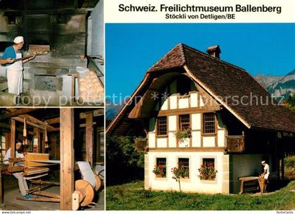 Hofstetten Brienz Freilichtmuseum Ballenberg Stoeckli Holzbackofen Webstuhl
