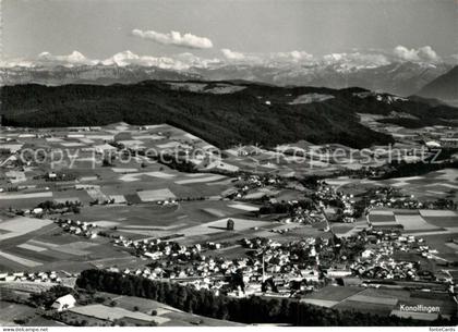 Konolfingen BE Alpenpanorama Fliegeraufnahme