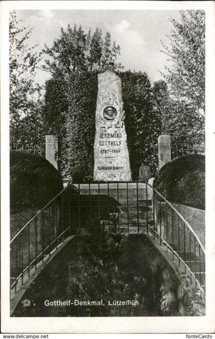 Luetzelflueh-Goldbach Gotthelf Denkmal
