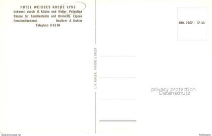 Lyss BE Hotel Weisses Kreuz