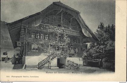 Matten Interlaken Wirtshaus