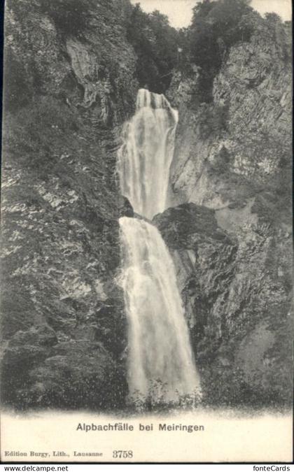 Meiringen BE Meiringen Alpbachfaelle