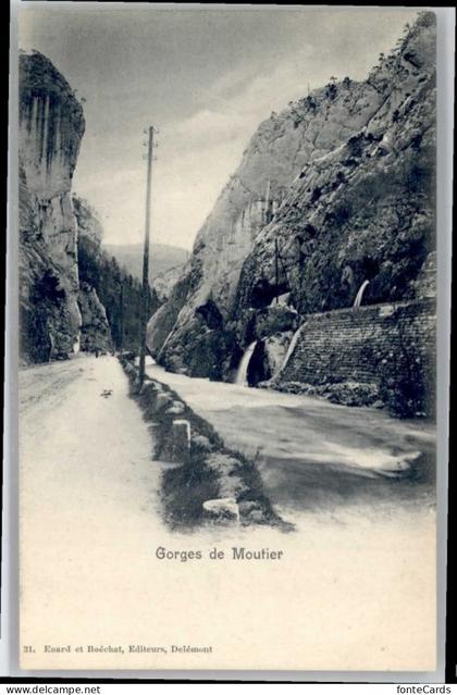 Moutier BE Moutier Gorges