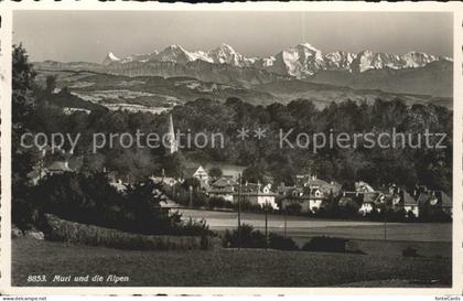 Muri BE mit Alpen