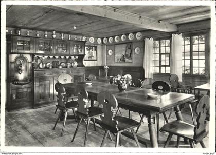 Reichenbach Kandertal BE Gaststube im alten Baeren