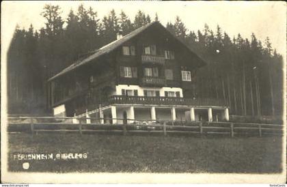 Riggisberg gestempelt Riggisberg Ferienheim Eidelzeg x 1926