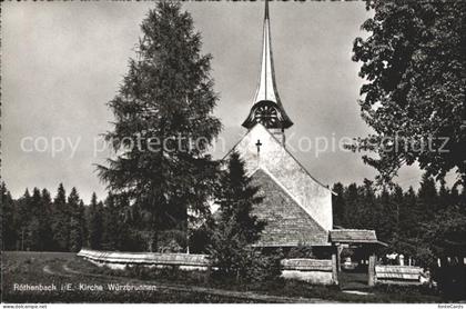 Roethenbach Emmental Kirche Wuerzbrunnen
