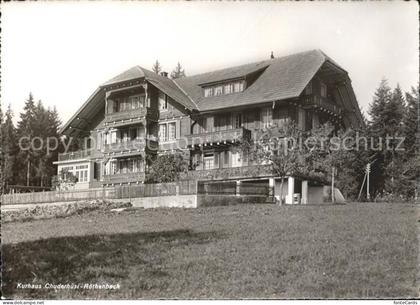 Roethenbach Emmental Kurhaus Chuderhuesi