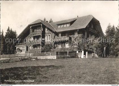 Roethenbach Emmental Kurhaus Chuderhuesi