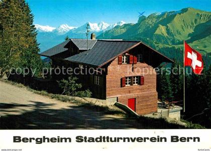 Rueti Riggisberg Bergheim Stadtturnverein Bern Schweizer Flagge Gantrischgebiet