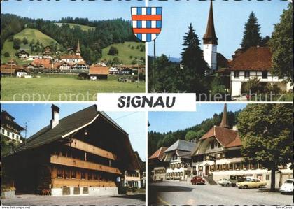 Signau Dorfpartien mit Kirche