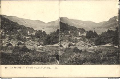 Stereo CPA Kanton Bern, Lac de Brienz