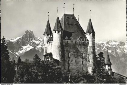 Thun BE Schloss Thun mit Stockhorn