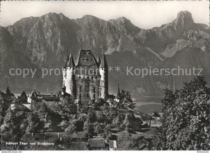 Thun BE Schloss Thun und Stockhorn