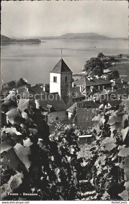 Twann Douanne mit Bielersee