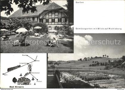 Ursenbach Aarwangen Gemuesegarten Blick auf Richisberg