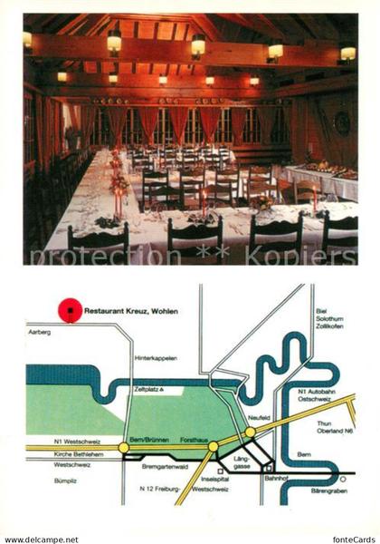 Wohlen BE Restaurant Kreuz Festsaal Rechnung