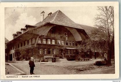 3454 Sumiswald 1925 Foto AK Gasthaus zum Kreuz - 10741650