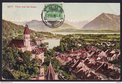 Thun und die Alpen