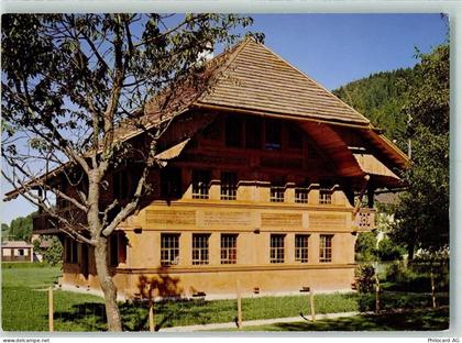 3555 Trubschachen - Heimatmuseum Stöckli Ostfassade Reich beschriftet - 40161266