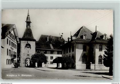 3380 Wangen an der Aare 1942 - Rössliplatz Feldpost Schulen und Kurse - 10196744