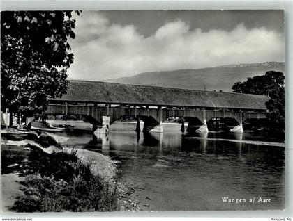 3380 Wangen an der Aare 1975 Foto AK gedeckte Brücke - 38022222